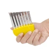 Factory wholesale stainless steel potato cutter, French fries cutter, potato wavy knife, kitchen small tools, wavy knife Item Picture